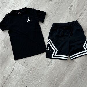 Jordan Black Boys T-Shirt and Shorts Set